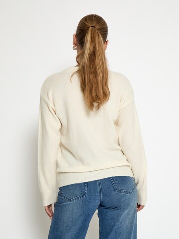 Pull-over 'Kate' Peppercorn en blanc