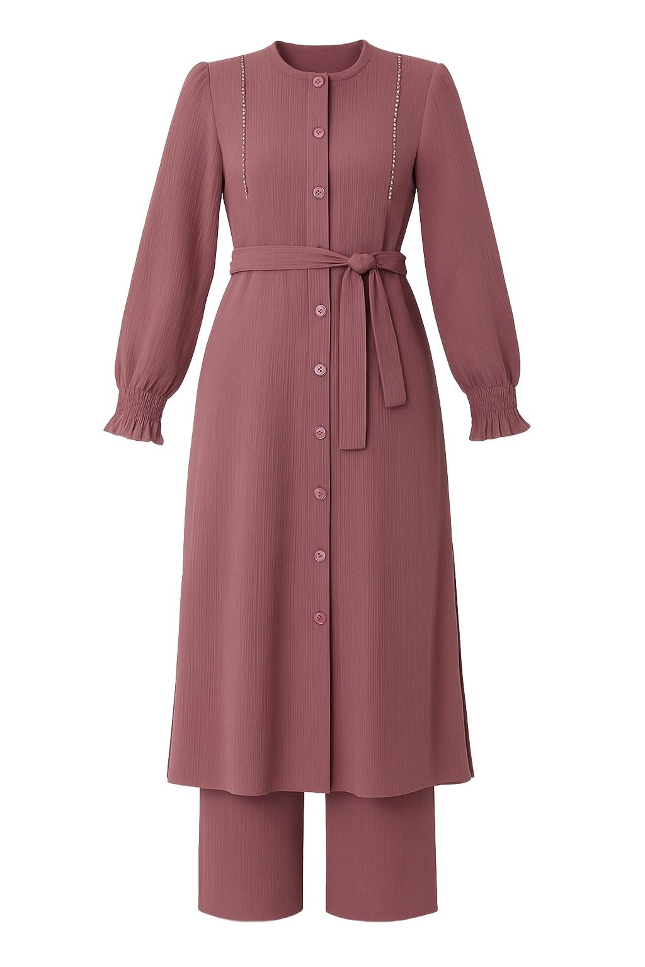 MODAMIHRAM Broekpak in Roze: voorkant