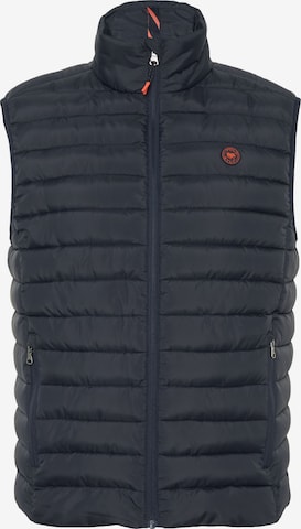 Polo Sylt Vest in Blue: front