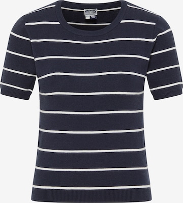 Pull-over DreiMaster Maritim en bleu : devant