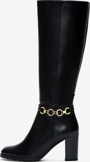 Derimod Stiefel in 36 in gold / schwarz, Produktansicht