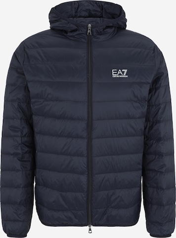 mėlyna EA7 Emporio Armani Žieminė striukė: priekis