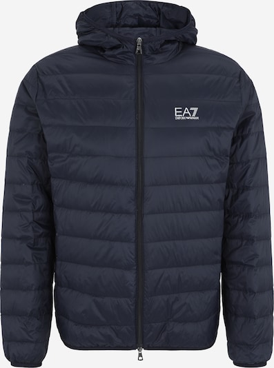 EA7 Emporio Armani Zimska jakna u mornarsko plava / bijela, Pregled proizvoda