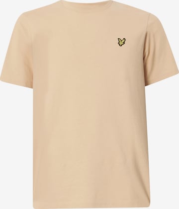 Lyle & Scott T-shirt i beige: framsida