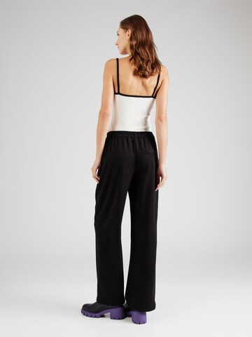 JDY Wide leg Trousers 'JDYTHORA' in Black