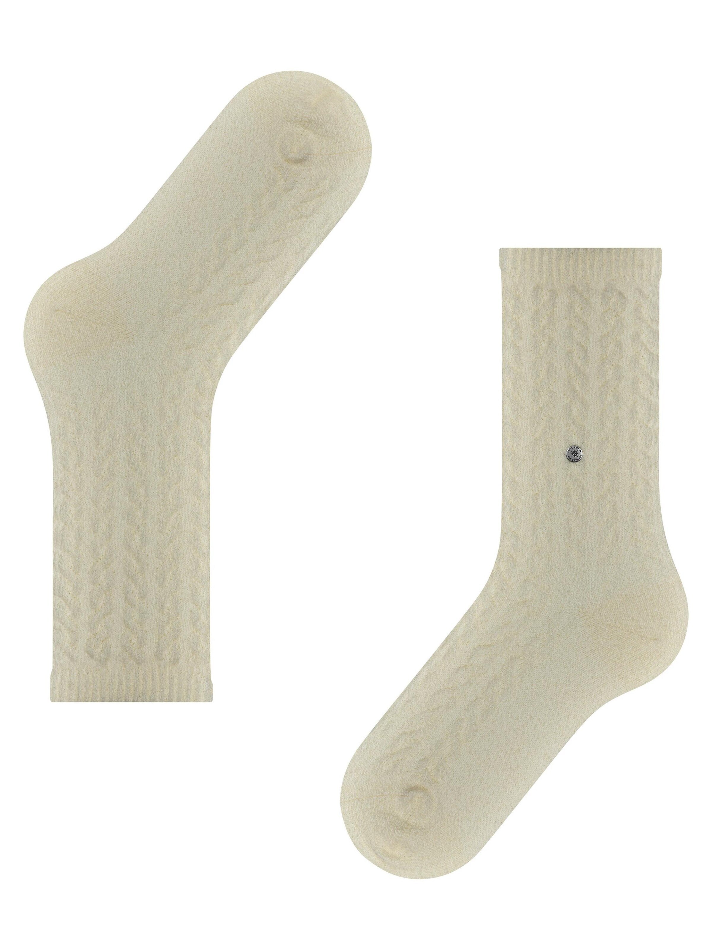BURLINGTON Socks 'Cable' in Beige