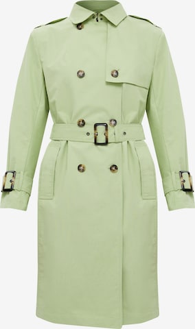 Finn Flare Trenchcoat in Grün: Vorderseite