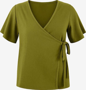 Trendyol Curve Blouse in Green: front