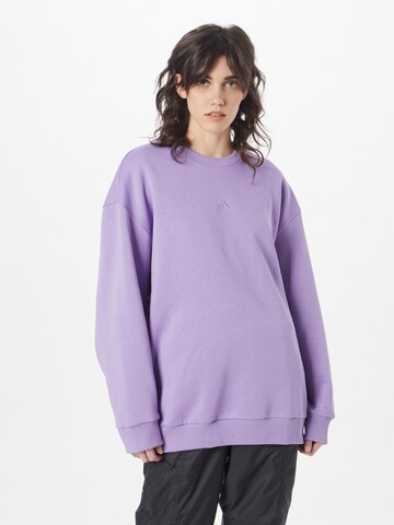 ADIDAS SPORTSWEAR Sport sweatshirt 'All-Season Fleece' i lila: framsida