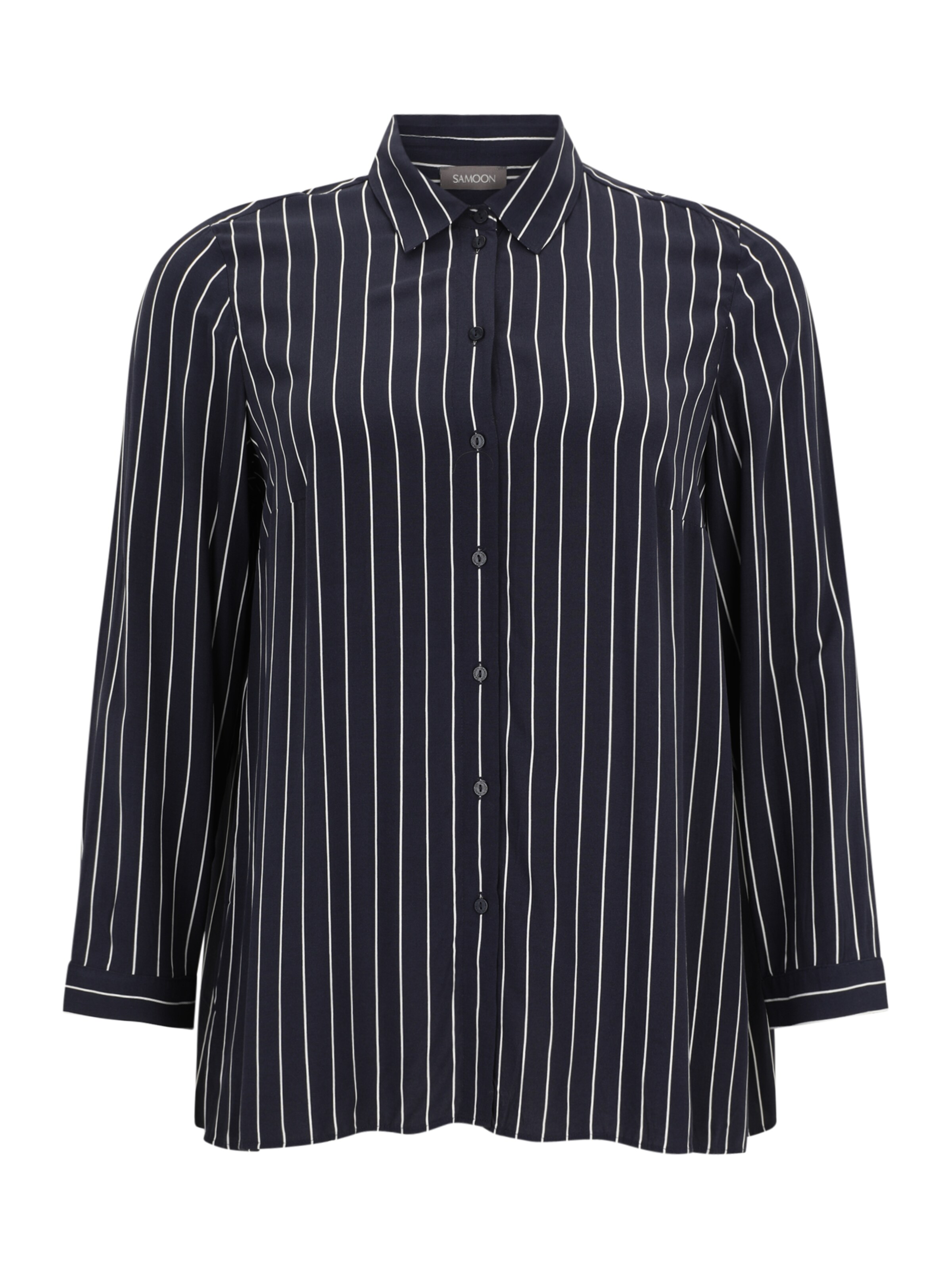 Bluză de la SAMOON pe albastru: față