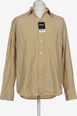 TIMBERLAND Button Up Shirt in L in Yellow: front