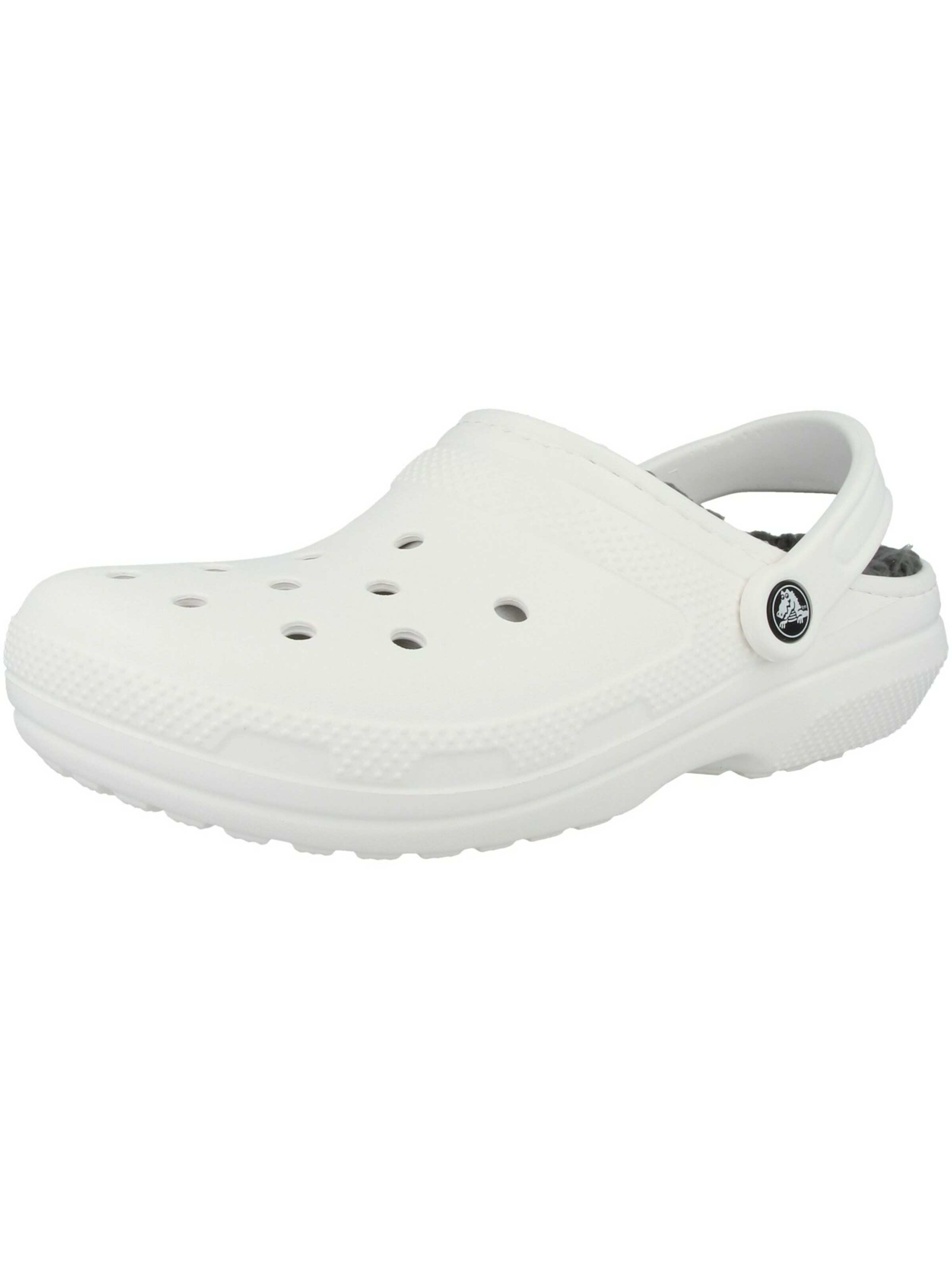 Sabots Crocs en blanc : devant