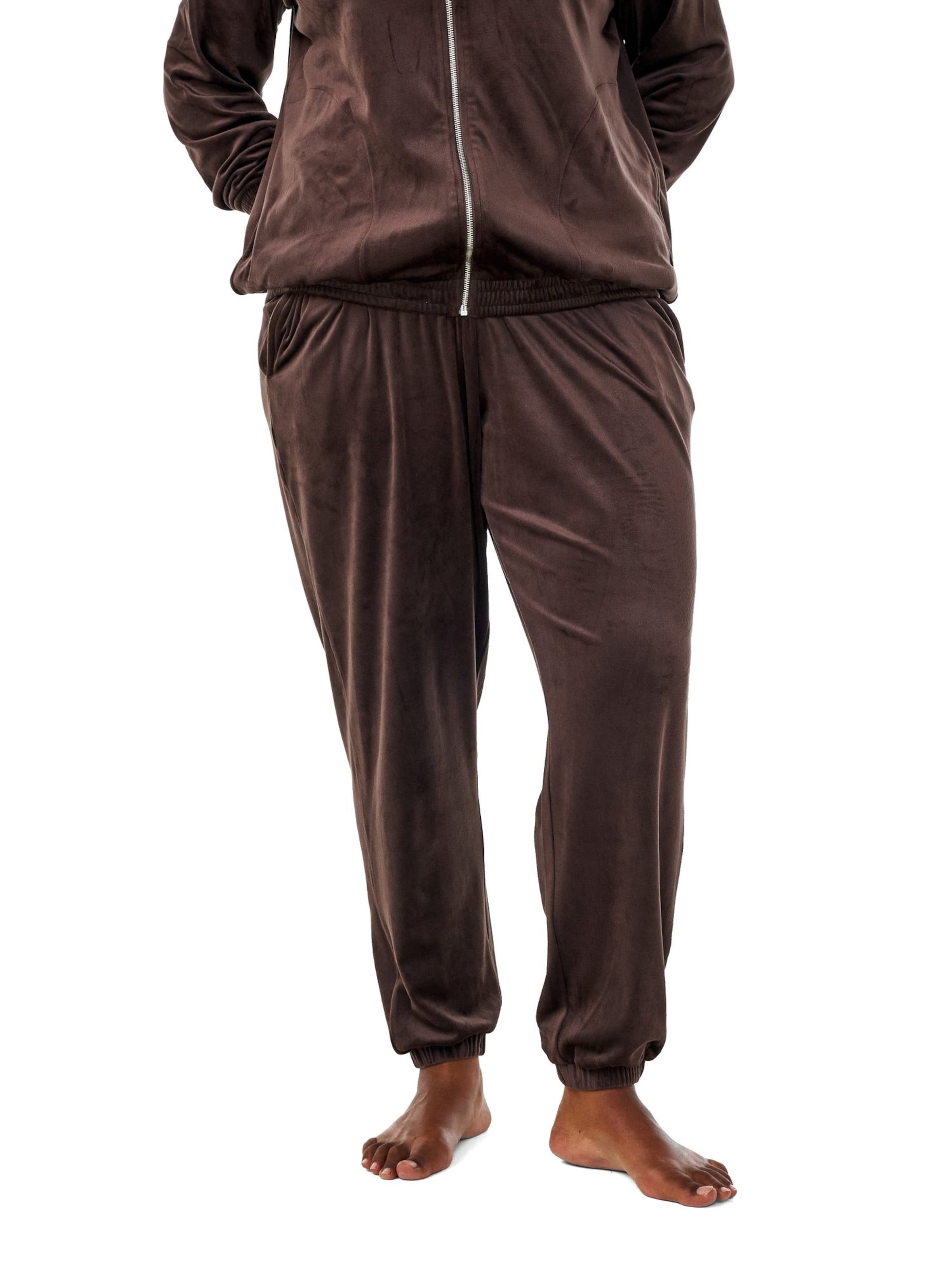 Tapered Pantaloni di Zizzi in marrone
