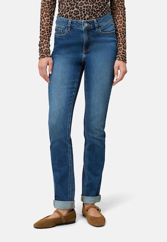 zero Skinny Jeans in Blauw: voorkant