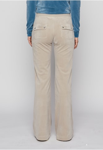 Flared Pantaloni 'Layla' di Juicy Couture in beige