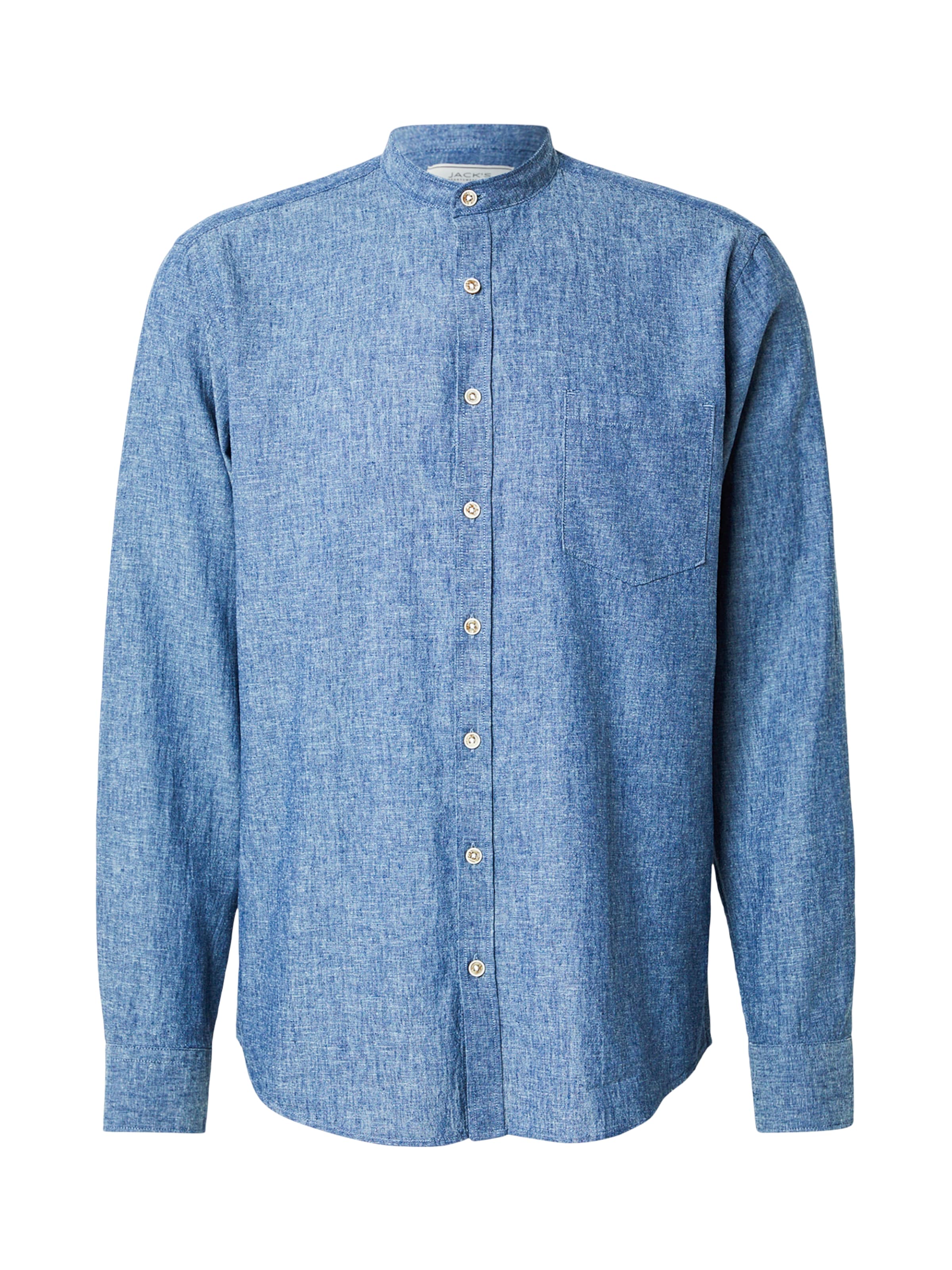 Jack's Hemd in Blau: Vorderseite