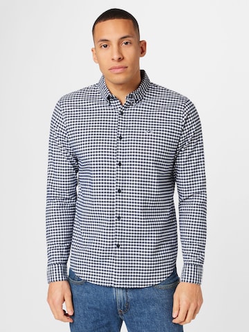 HOLLISTER Regular fit Overhemd 'OXFORD' in Blauw: voorkant