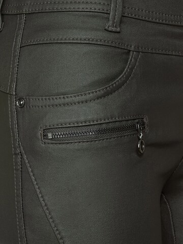 STREET ONE Slim fit Trousers 'York' in Black