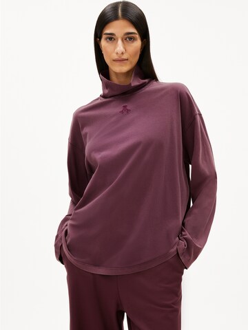 ARMEDANGELS Shirt in Rood: voorkant