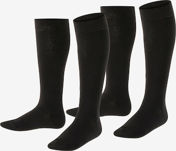 ESPRIT Socken 'Foot Logo 2-Pack' in Schwarz: Vorderseite