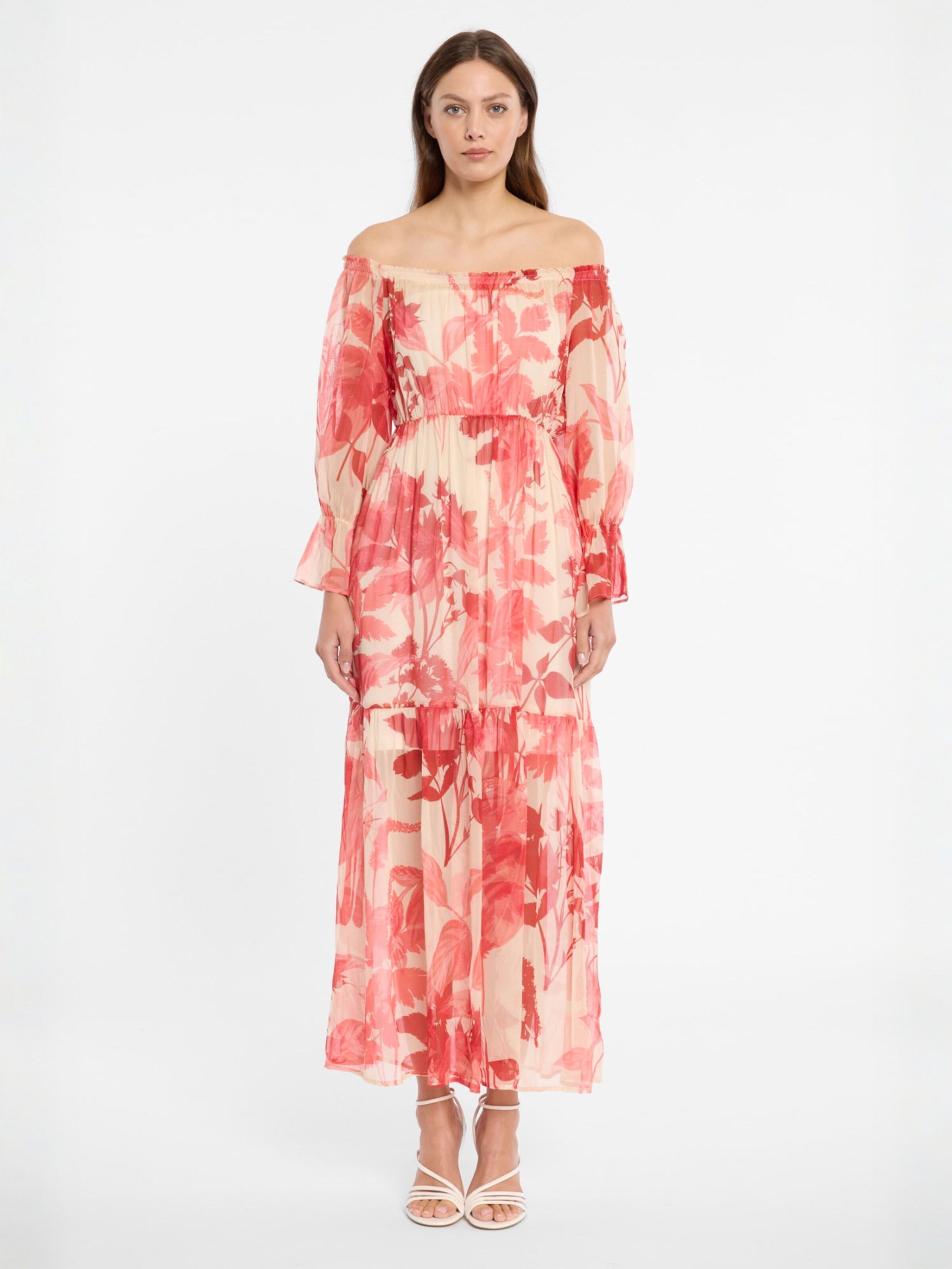 Ana Alcazar Jurk 'Doreyam' in Roze: voorkant