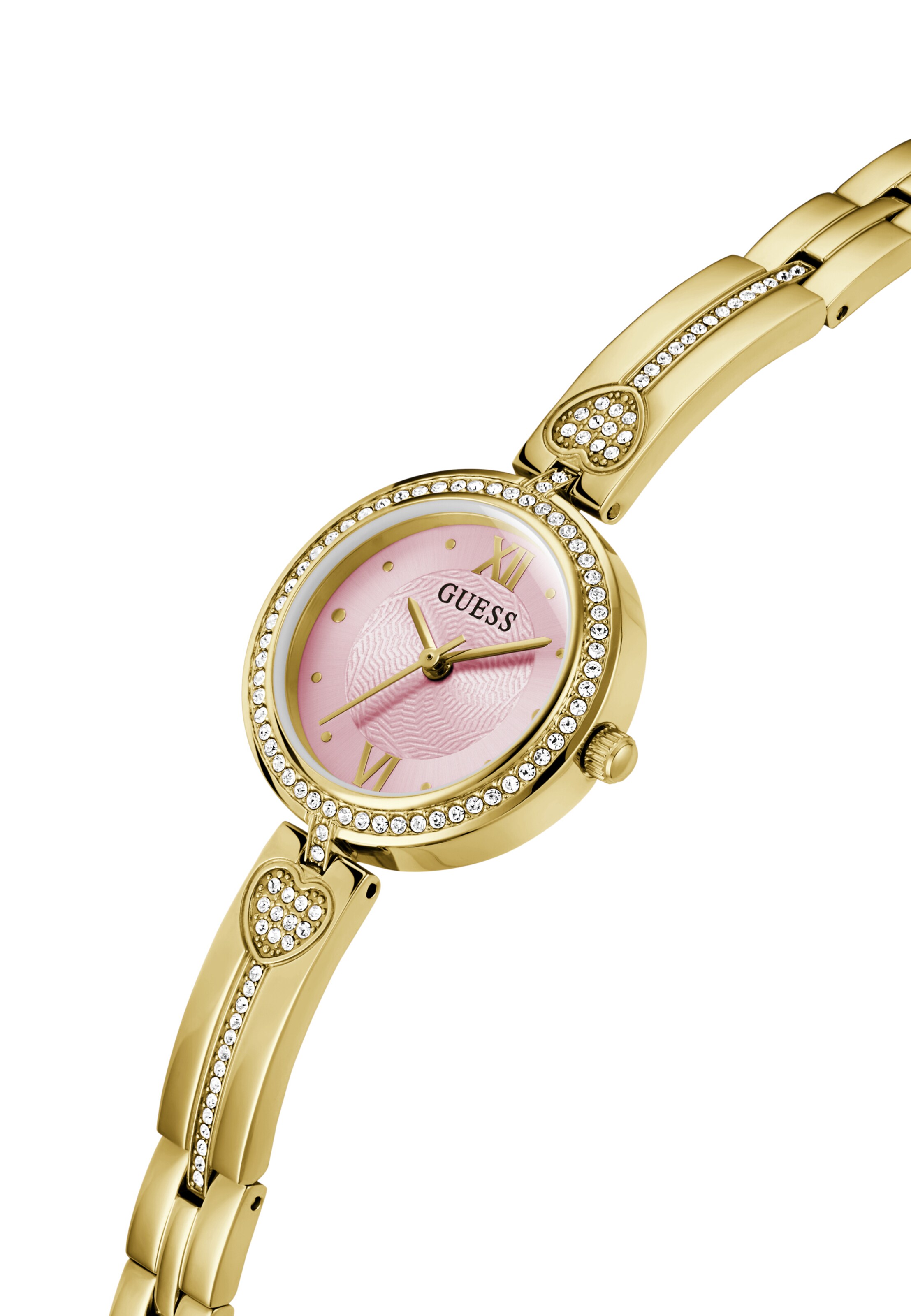 Montre à affichage analogique 'Lovey' GUESS en or