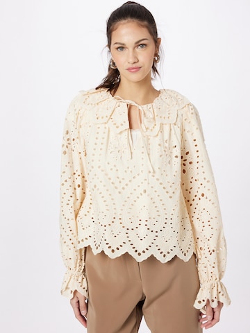 Designers Remix Blouse in Beige: front