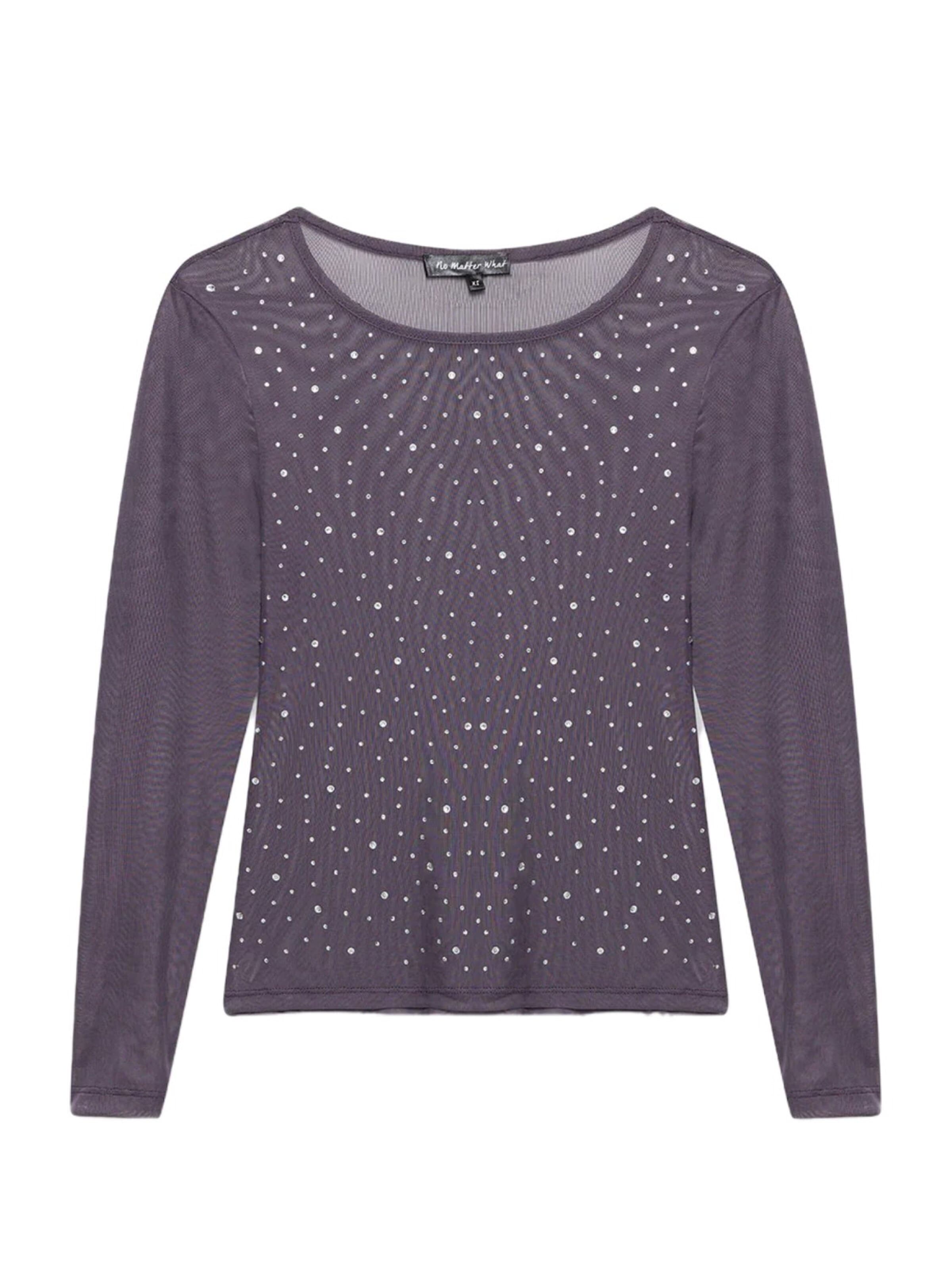 T-shirt No Matter What en gris