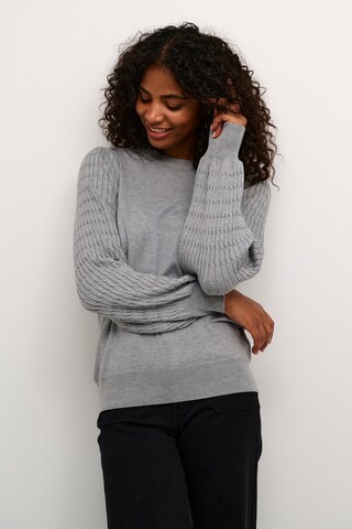 Kaffe Sweater 'KA Nanna' in Grey: front