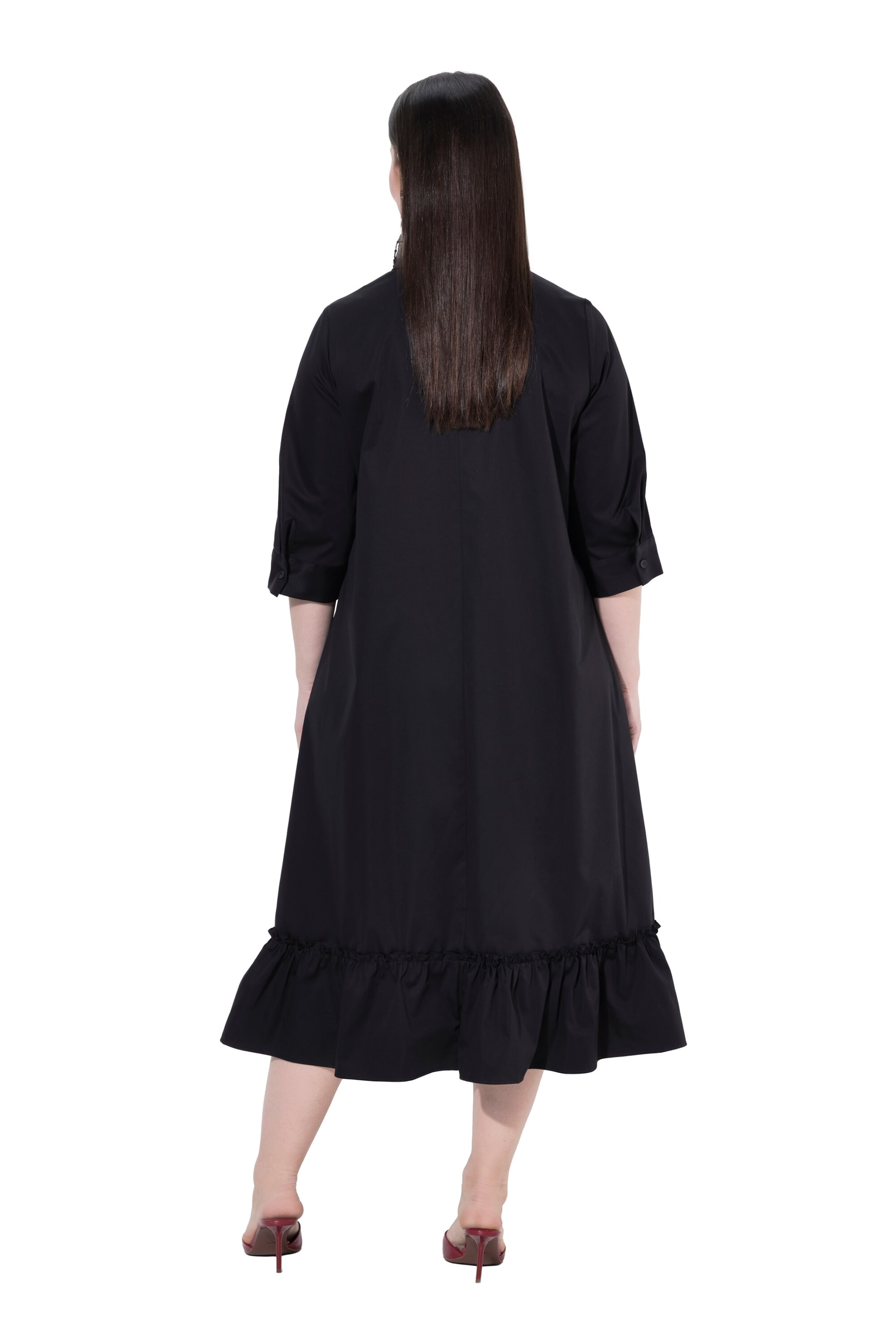 Ulla Popken Shirt dress in Black