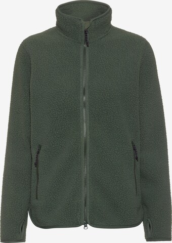 PEAK PERFORMANCE Fleece Jacket 'Pile' in Green: front