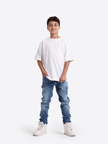 Solang Slimfit Hose Denim Stretch Slim-Fit in Blau: Vorderseite