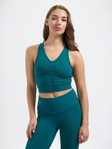 Urban Goddess Yoga & Activewear Bandeau Sport-BH 'Anjea' in Grün
