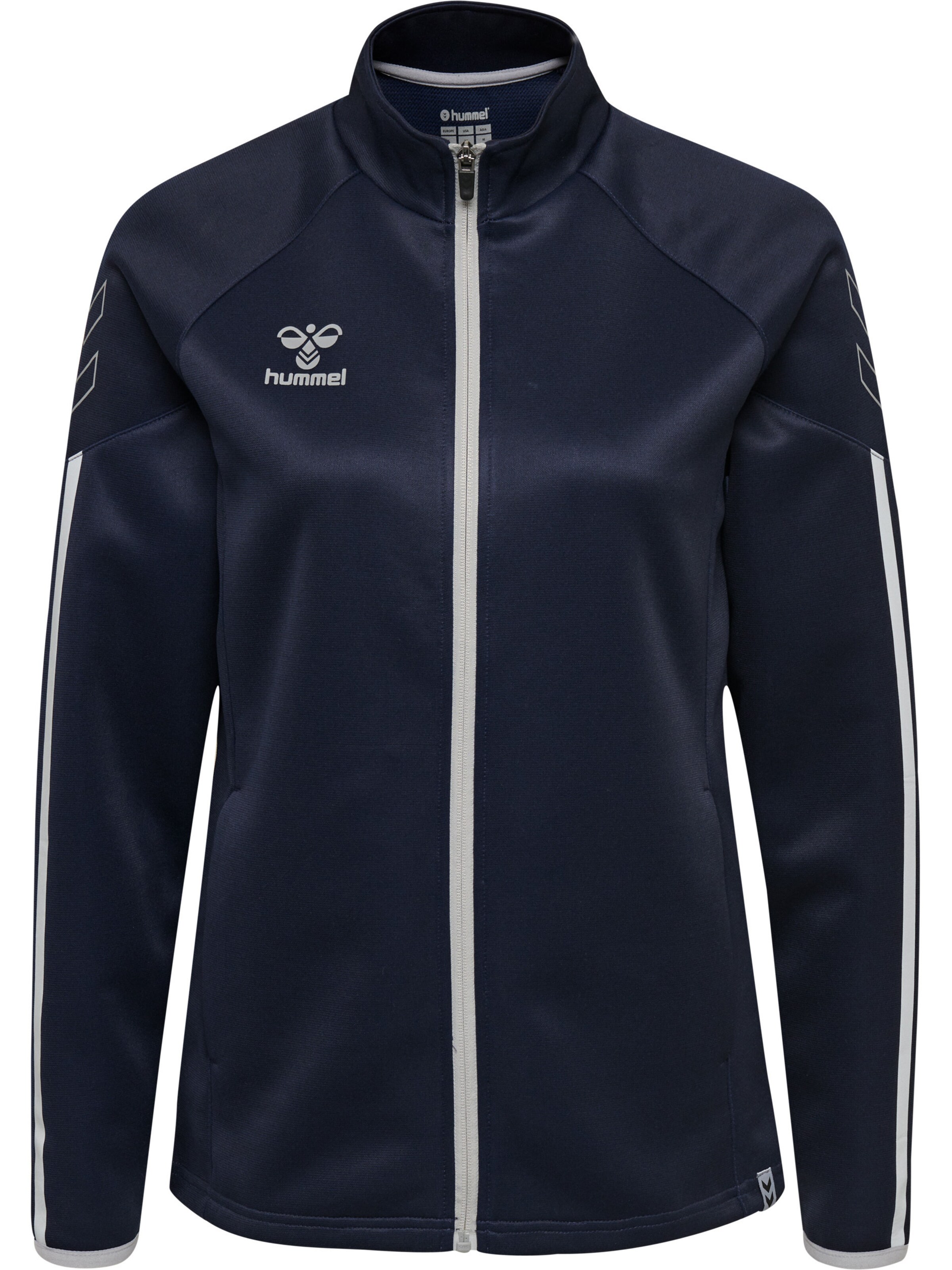 Hummel Sportsweatjacke 'Cima' in Blau: Vorderseite