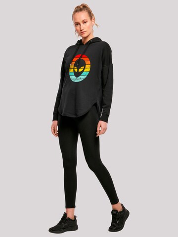 F4NT4STIC Sweatshirt 'Alien Retro Sonnenuntergang' in Zwart
