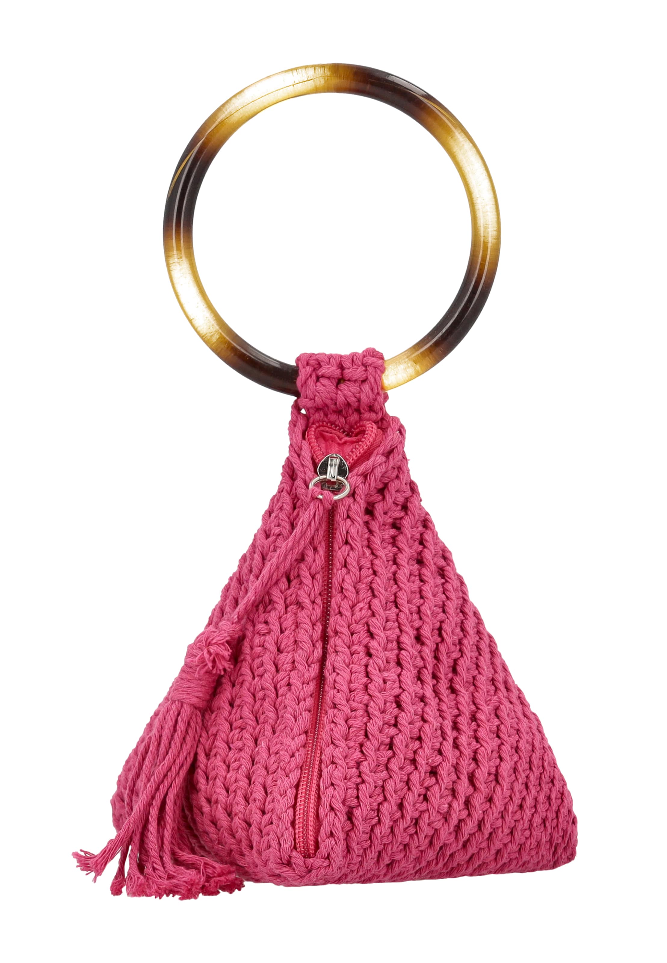 Pochette IZIA en rose : devant