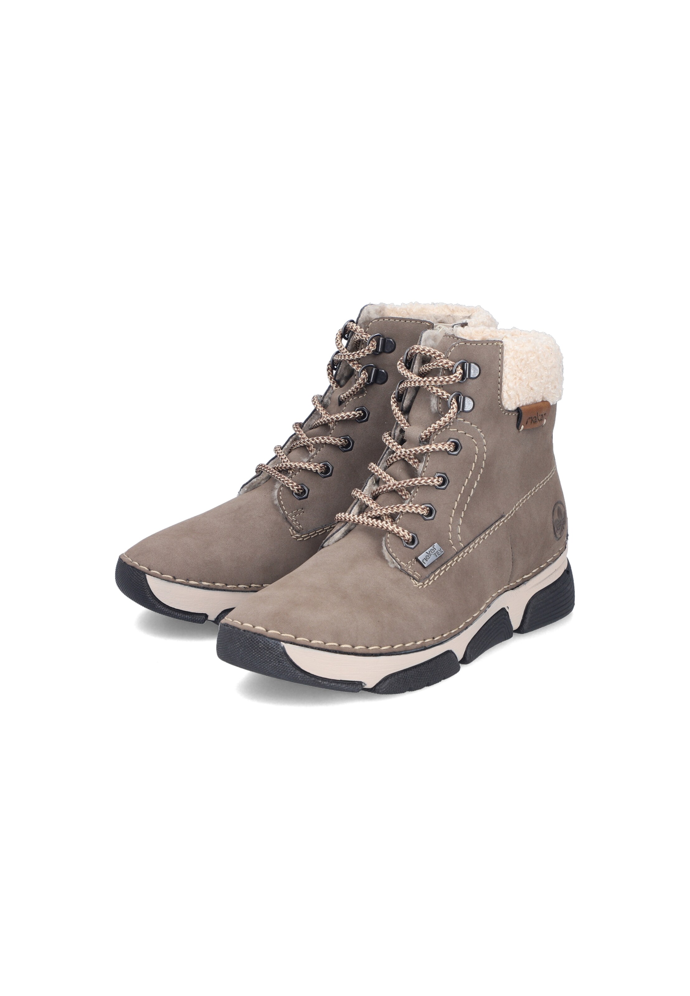 Bottes à lacets ' 45925 ' Rieker en beige