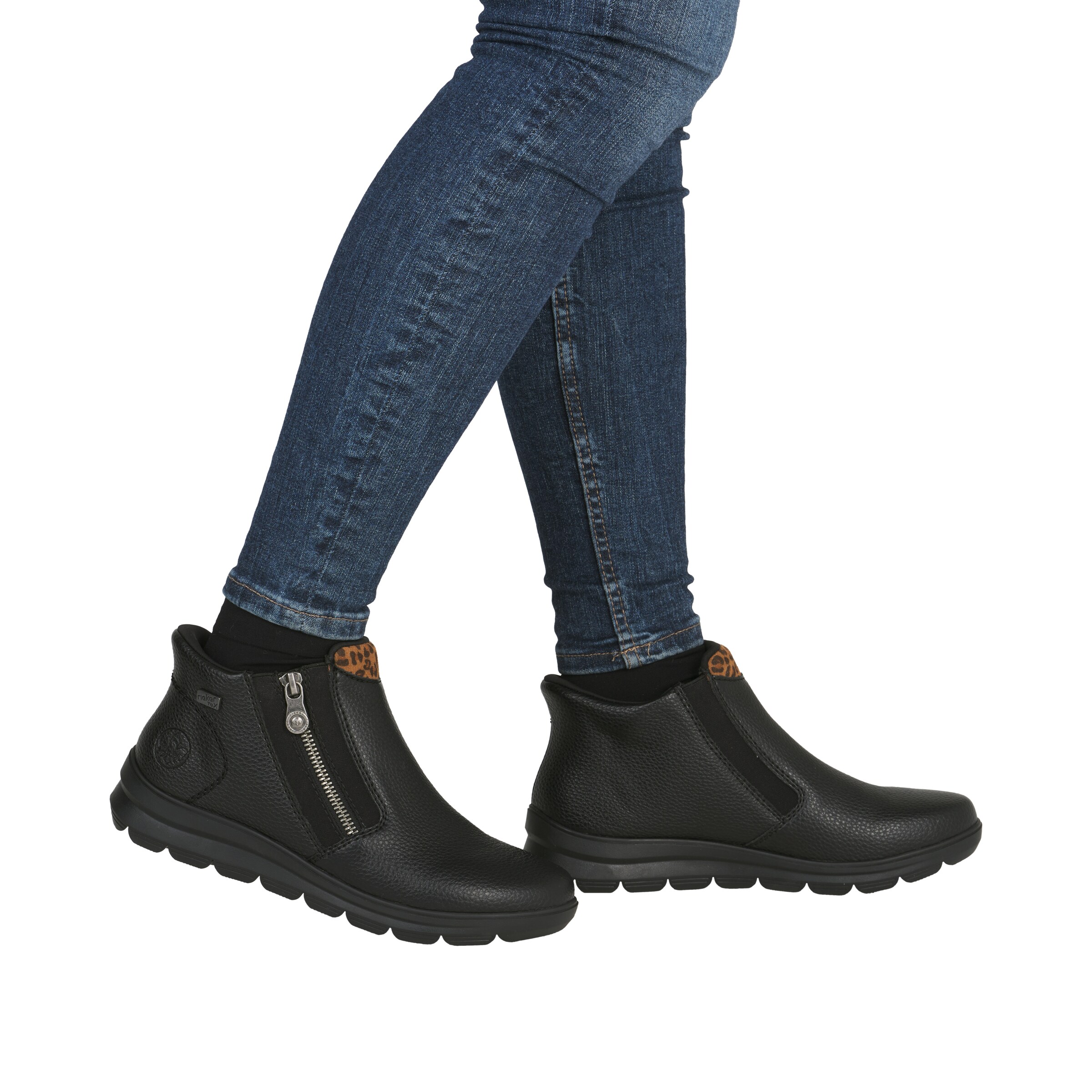 Rieker Stiefelette in Schwarz