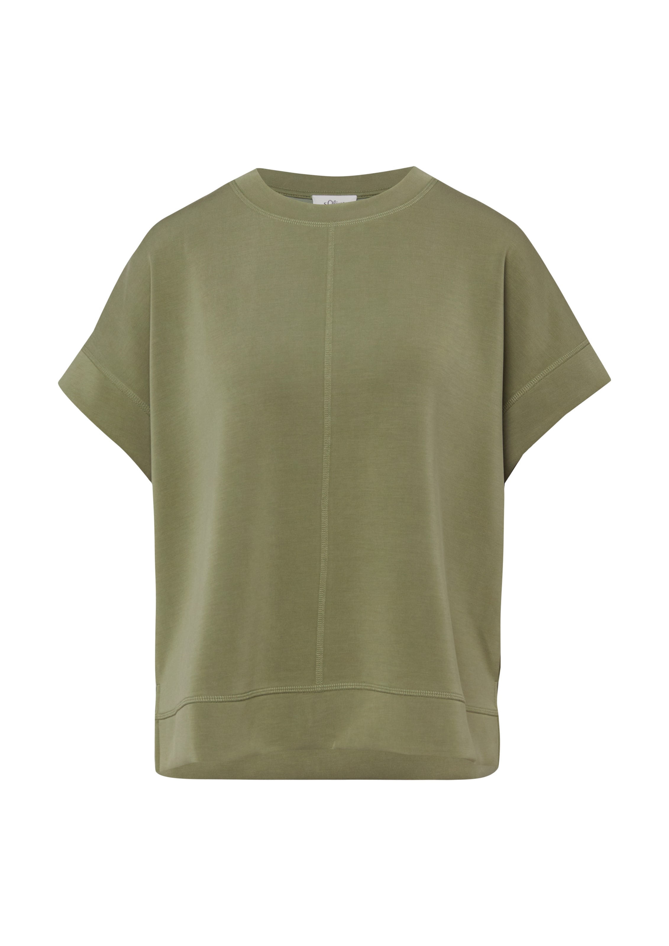 s.Oliver Sweatshirt in Green: front
