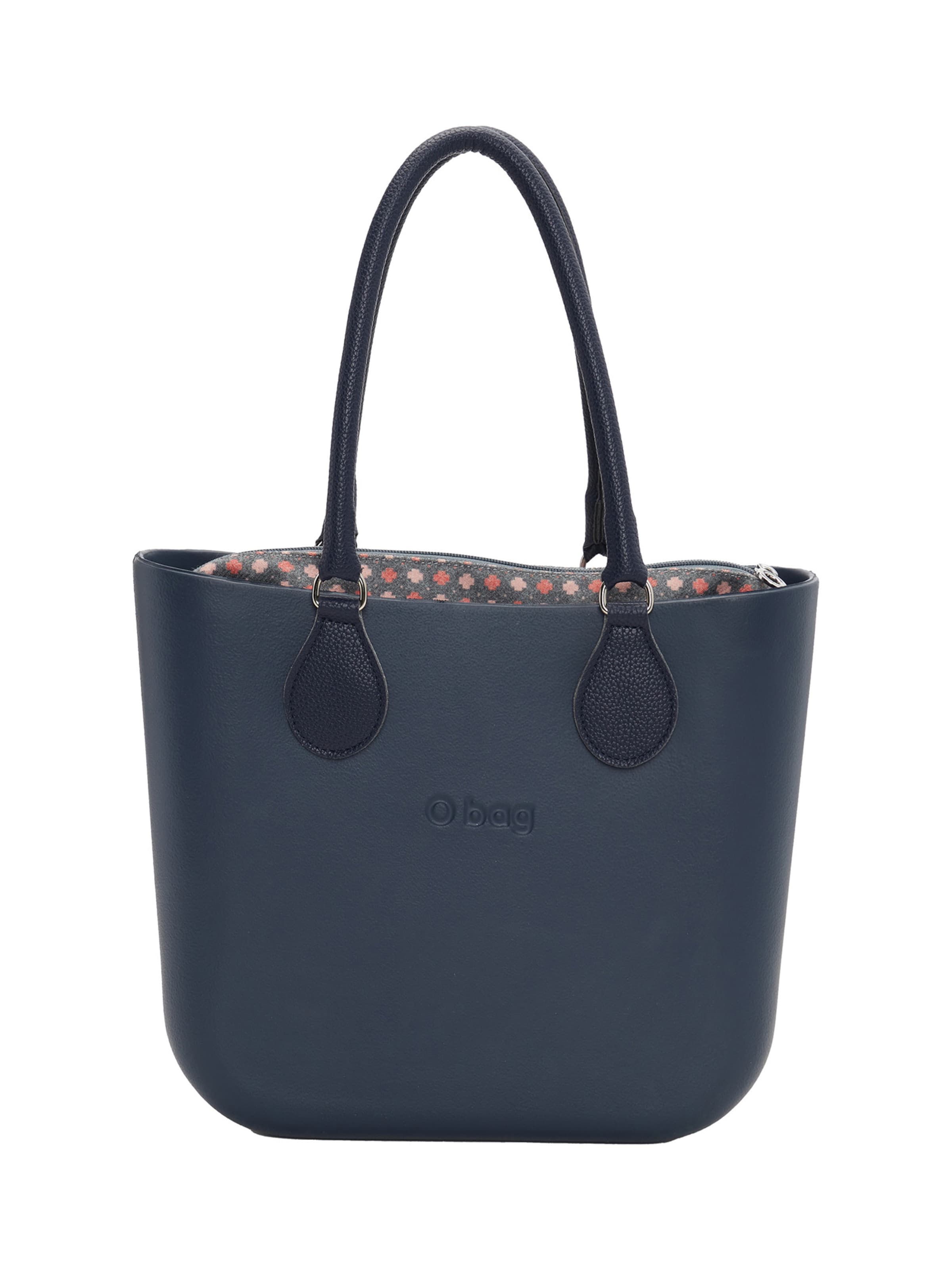 O bag Handtasche in Blau: Vorderseite