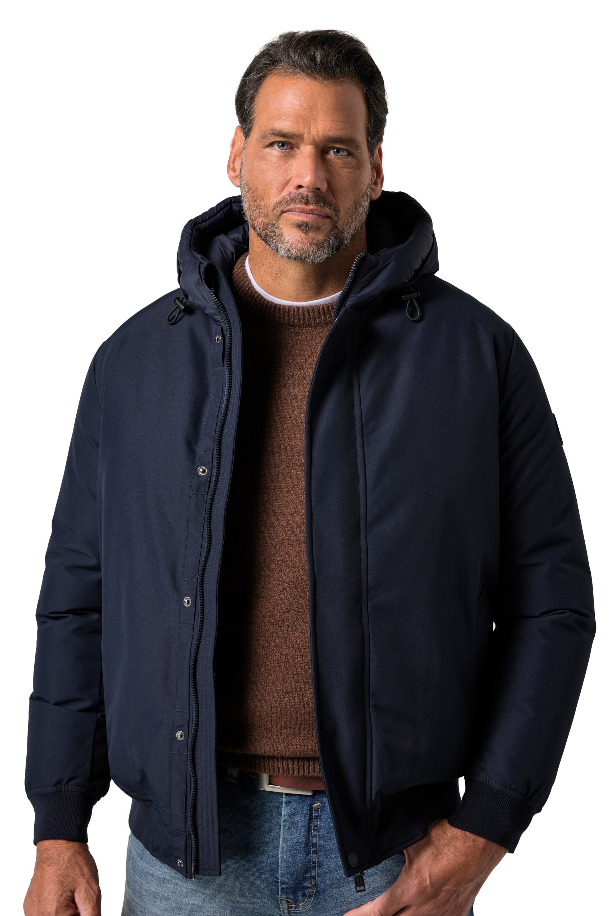 JP1880 Winter Jacket in Blue: front