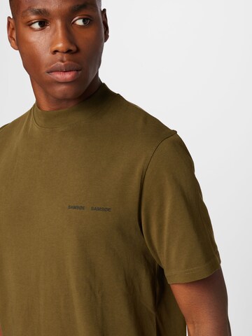 Samsøe Samsøe - Regular Fit Camisa 'Norsbro' em verde