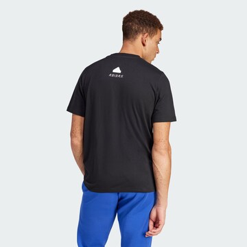 ADIDAS SPORTSWEAR Performance Shirt 'All Day I Dream About...' in Black