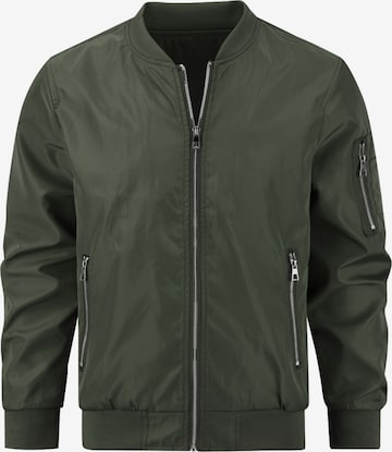 YOUTHUP Between-Season Jacket in Green: front