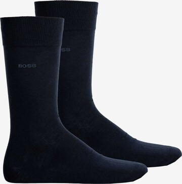 BOSS Socks in Blue: front