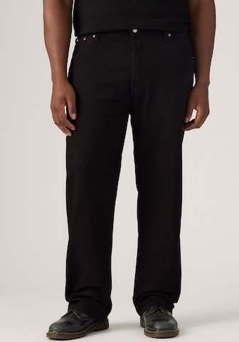 Levi's® Big & Tall Štandardný strih Džínsy '501® Original' - Čierna: predná strana