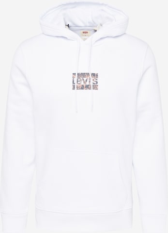 LEVI'S ® Sweatshirt 'Graphic Roadtrip' i hvid: forside