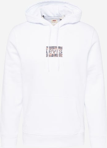 balts LEVI'S Sportisks džemperis 'LSE_T3 GRAPHIC HOODIE NEUTRALS': no priekšpuses