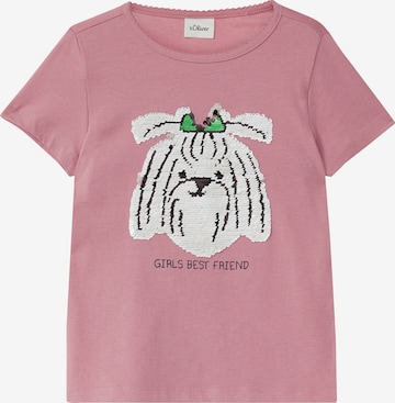 s.Oliver Shirt in Roze: voorkant