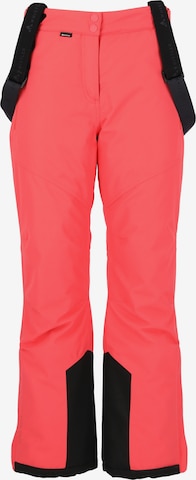 Whistler Workout Pants 'Drizzle' in Red: front